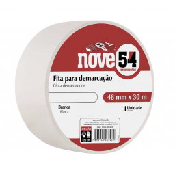 CINTA DEMARCATORIA ADHESIVA 48 MM.X 30 MTS.BLANCA NOVE 54