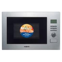 Microondas de Empotrar 25 Litros Digital Inox con Grill ENXUTA MOENXE0325DGI